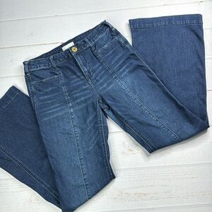 Altar'd State Dark Wash Flared Jeans with Center Seam Size 27